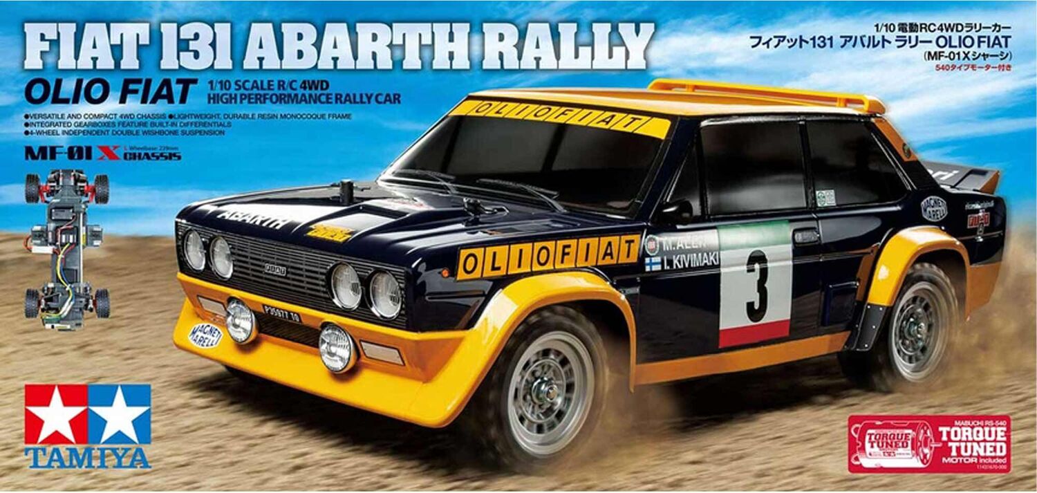 1/10 RC Fiat 131 Abarth Rally Olio Fiat (MF-01X)